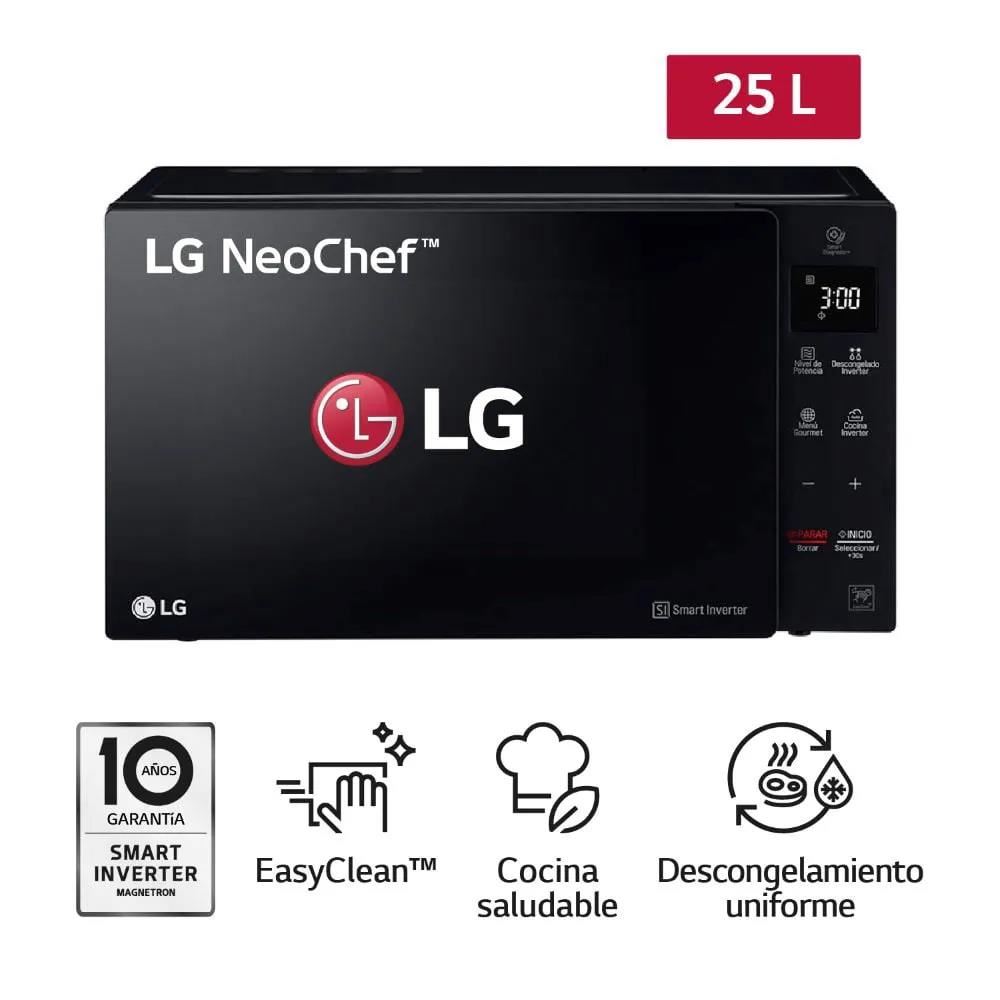 Horno Microondas NeoChef 25 Litros con EasyClean LG MS2536GIS